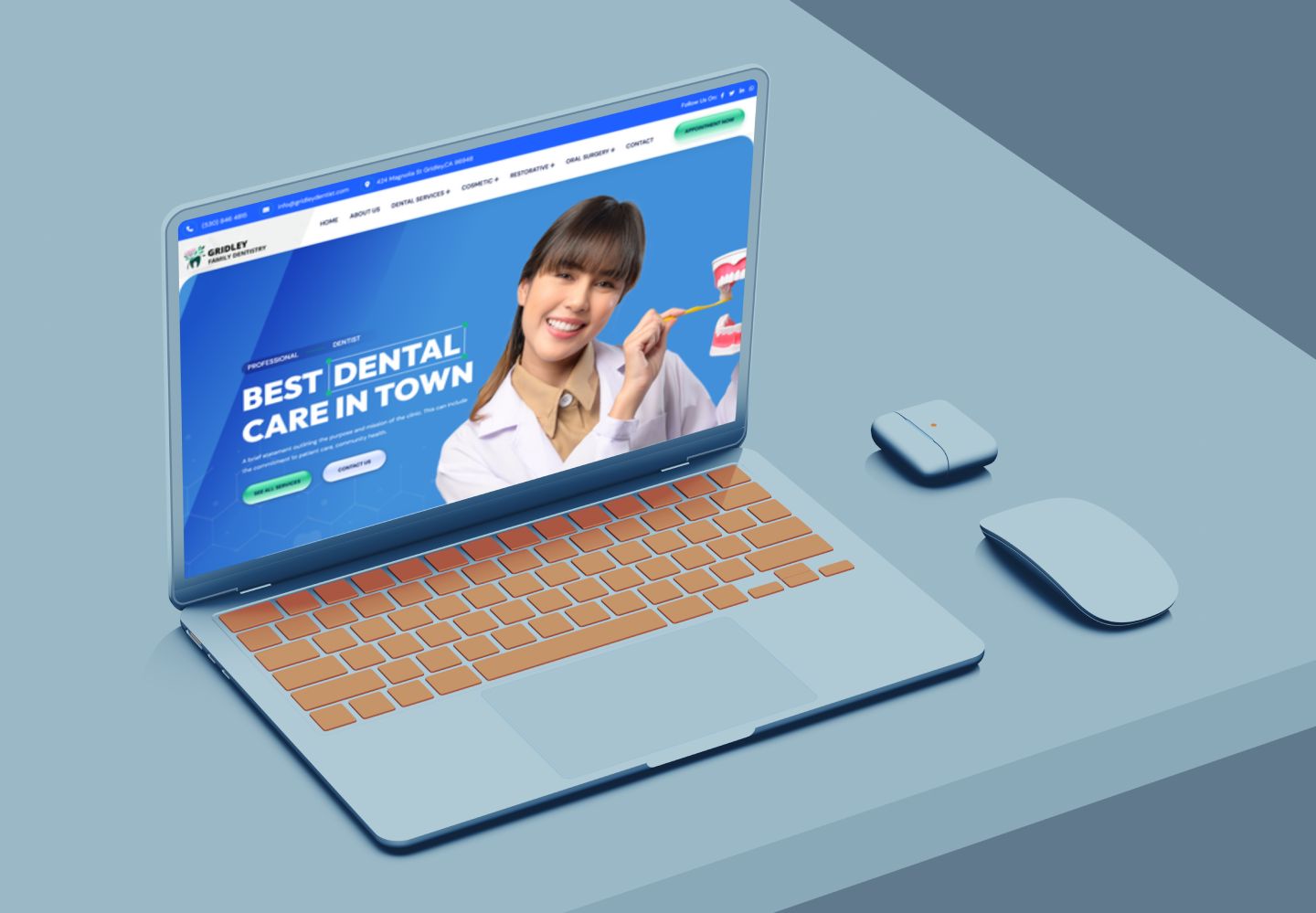 Gridley Dentistry Website