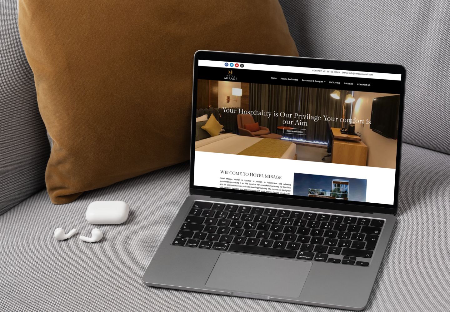 Mirage Mohali Website