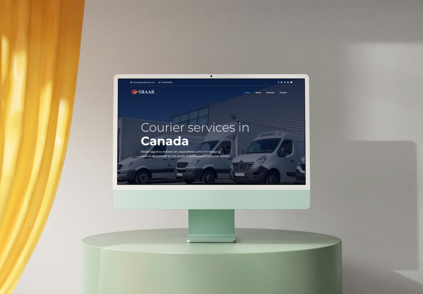 sraar logistics website